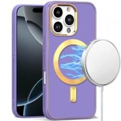 iPhone 16 Pro Max 6.9 inch Ultimate Quality PU Leather Hybrid Case Cover - Light Purple