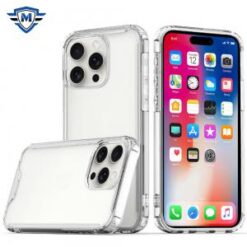 iPhone 16 Pro 6.3 inch METKASE Colored Shockproof Transparent Hard PC TPU Hybrid Case Cover in S