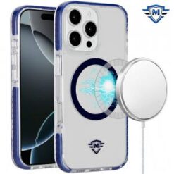[METKASE]  iPhone 16 Pro Max 6.9 inch Magnetic 3in1 Strong Thick Space Hybrid Case - Blue