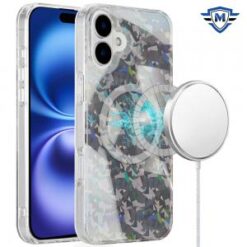 [PolyBag]  iPhone 16 6.1 inch Magnetic 3in1 Strong Thick Space Hybrid Case - Blue