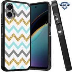 For Motorola Moto G 5G 2024 Tough Strong MetKase Hybrid (Magnet Mount Friendly) Case Cover - ZigZag
