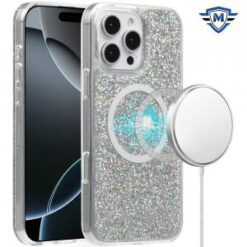 [METKASE]  iPhone 16 Pro Max 6.9 inch Magnetic Premium New Shockproof Hybrid - Blue
