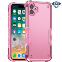For iPhone 16 Plus 6.7 inch METKASE Exquisite Tough Shockproof Hybrid Case Cover in Slide-Out Packag