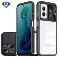 For Motorola Moto G 5G 2024 METKASE Fusion Transparent Clear Hybrid Case Cover in Premium Slide-Out