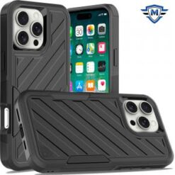 iPhone 16 Pro Max 6.9 inch METKASE Noble lined shockproof dual layer hybrid in Slide-Out Package