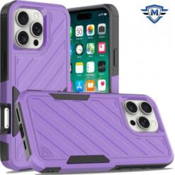 iPhone 16 Pro Max 6.9 inch METKASE Noble lined shockproof dual layer hybrid in Slide-Out Package
