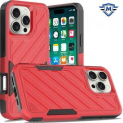 iPhone 16 Pro Max 6.9 inch METKASE Noble lined shockproof dual layer hybrid in Slide-Out Package