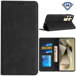 For Motorola Moto G 5G 2024 METKASE Wallet Premium PU Vegan Leather ID Card Money Holder with Magnet