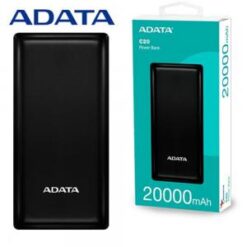 Adata PBC20 Power Bank 20,000Mah Dual USB-A and USB-C Power Bank - BLACK (LANE B RACK 6 ADATA 17)