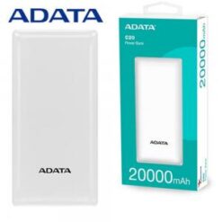 Adata PBC20 Power Bank 20,000Mah Dual USB-A and USB-C Power Bank - White (LANE B RACK 6 ADATA 16)
