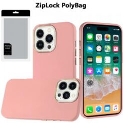 [PolyBag]  iPhone 16 Pro Max 6.9 inch Classy Slick Chromed Around Hybrid - Light Pink
