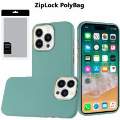 [PolyBag]  iPhone 16 Pro Max 6.9 inch Classy Slick Chromed Around Hybrid - Teal