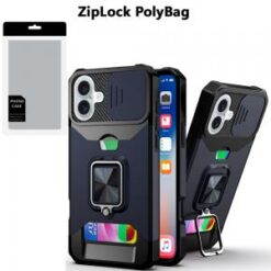 [PolyBag]  iPhone 16 6.1 inch Bling Hybrid Case Cover - A