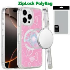 [PolyBag]  iPhone 16 Pro 6.3 inch Magnetic Space UV Design Case - Hearts