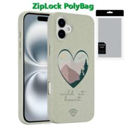 [PolyBag] For iPhone 16 Plus 6.7 inch Bio-Degradable Case - Wild At Heart