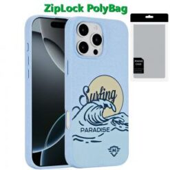[PolyBag]  iPhone 16 Pro 6.3 inch Bio-Degradable Case - Surfing Paradise