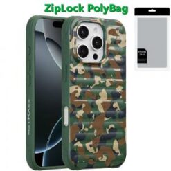 [PolyBag]  iPhone 16 Pro 6.3 inch Magnetic Chrome Case - Camo