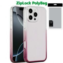 [PolyBag]  iPhone 16 Pro Max 6.9 inch Magnetic Space Gradiant Case - Two Two Tone Pink