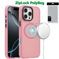 [PolyBag]  iPhone 16 Pro Max 6.9 inch Magnetic BOLD Hybrid - Pink