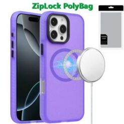 [PolyBag]  iPhone 16 Pro Max 6.9 inch Magnetic BOLD Hybrid - Purple