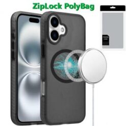 [PolyBag]  iPhone 16 6.1 inch Magnetic BOLD Hybrid - Pink