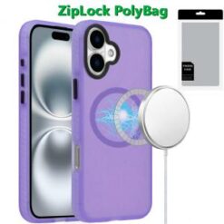 iPhone 16 6.1 inch Magnetic 3in1 Strong Thick Space Hybrid Case - Black