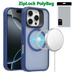 [PolyBag]  iPhone 16 Pro Max 6.9 inch Magnetic Premium New Shockproof Hybrid - Blue
