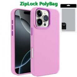 [PolyBag]  iPhone 16 Pro Max 6.9 inch Premium LIQUID Silicone with Metal Buttons and Camera Edges