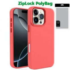 [PolyBag]  iPhone 16 Pro Max 6.9 inch Premium LIQUID Silicone with Metal Buttons and Camera Edges