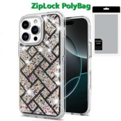[PolyBag]  iPhone 16 Pro Max 6.9 inch Bling Hybrid Case Cover - A