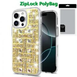 [PolyBag]  iPhone 16 Pro Max 6.9 inch Bling Hybrid Case Cover - I