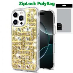 [PolyBag]  iPhone 16 Pro 6.3 inch Bling Hybrid Case Cover - I