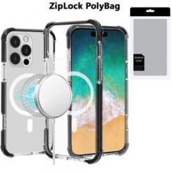 [PolyBag]  iPhone 16 Pro Max 6.9 inch Acrylic [Magnetic Circle] Tough 2.5mm Transparent ShockProo