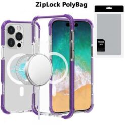 [PolyBag]  iPhone 16 Pro Max 6.9 inch Acrylic [Magnetic Circle] Tough 2.5mm Transparent ShockProo