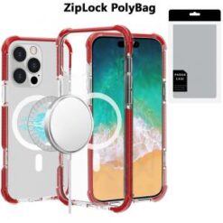 [PolyBag]  iPhone 16 Pro Max 6.9 inch Acrylic [Magnetic Circle] Tough 2.5mm Transparent ShockProo
