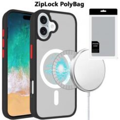 [PolyBag] For iPhone 16 Plus 6.7 inch Core [Magnetic Circle] Core [Magnetic Circle] Colorful Buttons