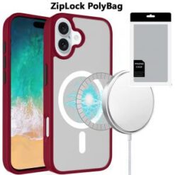 [PolyBag] For iPhone 16 Plus 6.7 inch Core [Magnetic Circle] Core [Magnetic Circle] Colorful Buttons