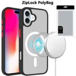 [PolyBag]  iPhone 16 6.1 inch Core [Magnetic Circle] Core [Magnetic Circle] Colorful Buttons Thic