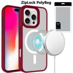 [PolyBag]  iPhone 16 Pro 6.3 inch Core [Magnetic Circle] Core [Magnetic Circle] Colorful Buttons