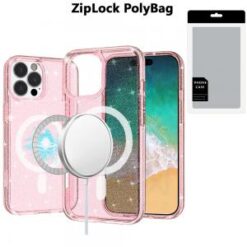 [PolyBag]  iPhone 16 Pro Max 6.9 inch Glitter Ultra [Magnetic Circle] Thick 3mm Transparent Hybri
