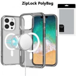 [PolyBag]  iPhone 16 Pro Max 6.9 inch Sturdy Ultra [Magnetic Circle] Thick 3mm Transparent Hybrid