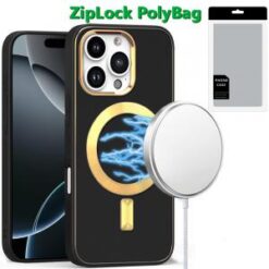 [PolyBag]  iPhone 16 Pro Max 6.9 inch Ultimate Quality PU Leather Hybrid - Black