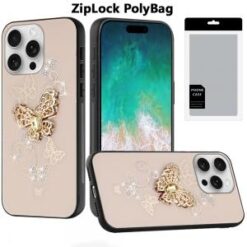 [PolyBag]  iPhone 16 Pro Max 6.9 inch SPLENDID Diamond Glitter Ornaments Engraving - Garden Butte