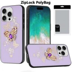 [PolyBag]  iPhone 16 Pro Max 6.9 inch SPLENDID Diamond Glitter Ornaments Engraving - Garden Butte