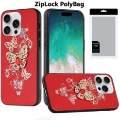 [PolyBag]  iPhone 16 Pro Max 6.9 inch SPLENDID Diamond Glitter Ornaments Engraving - Garden Butte