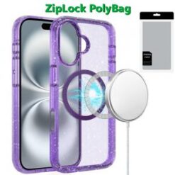 [PolyBag]  iPhone 16 6.1 inch Magnetic Space UV Design Case - Galaxy Floral