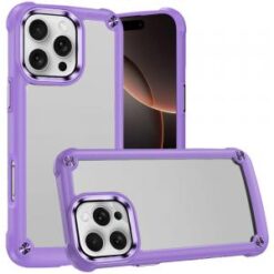 iPhone 16 Pro Max 6.9 inch Ultimate CaseX Transparent Hybrid Case with Metal Buttons And Camera
