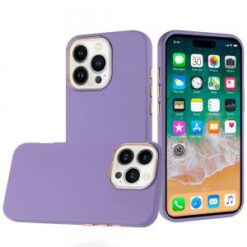 iPhone 16 Pro Max 6.9 inch Classy Slick Chromed Around Hybrid Case Cover - Dark Purple