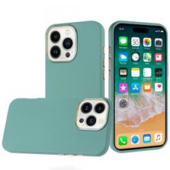 iPhone 16 Pro Max 6.9 inch Classy Slick Chromed Around Hybrid Case Cover - Teal