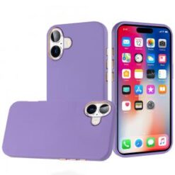 iPhone 16 6.1 inch Classy Slick Chromed Around Hybrid Case Cover - Teal